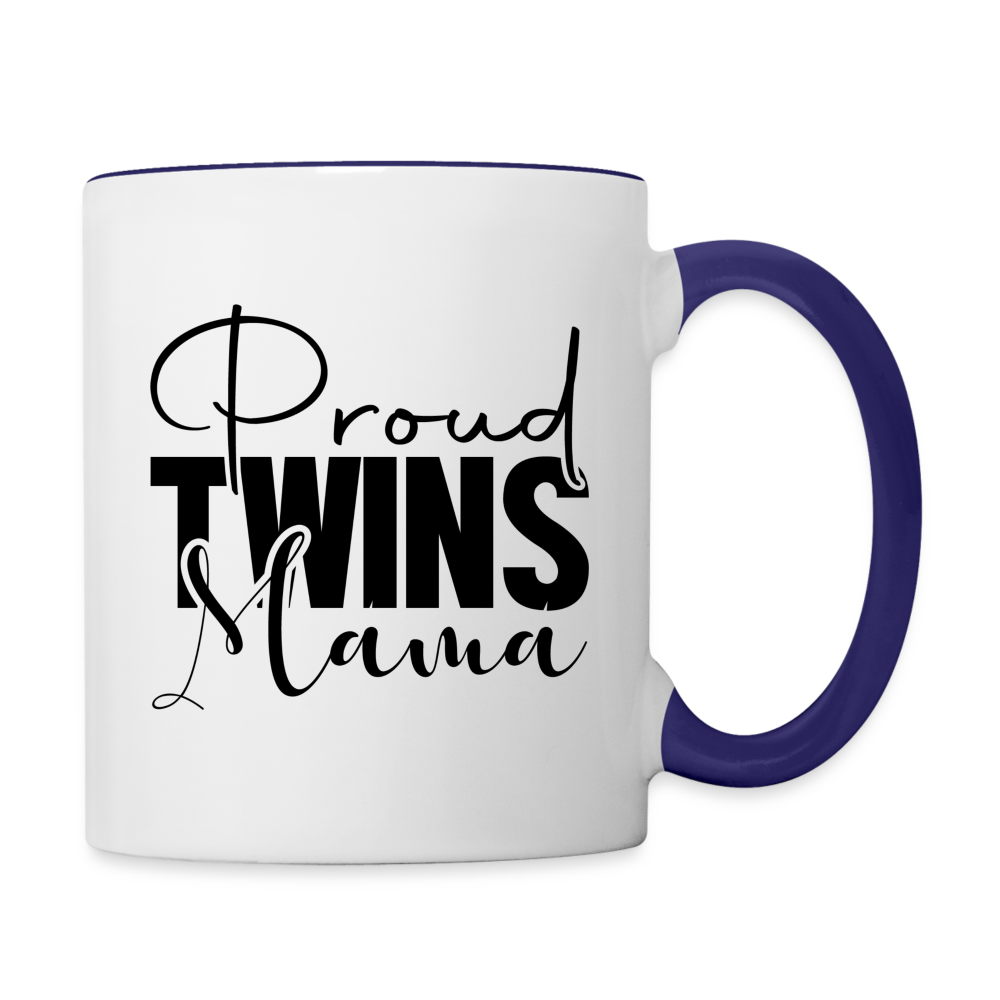 Proud Twins Mama Coffee Mug Color: white/black
