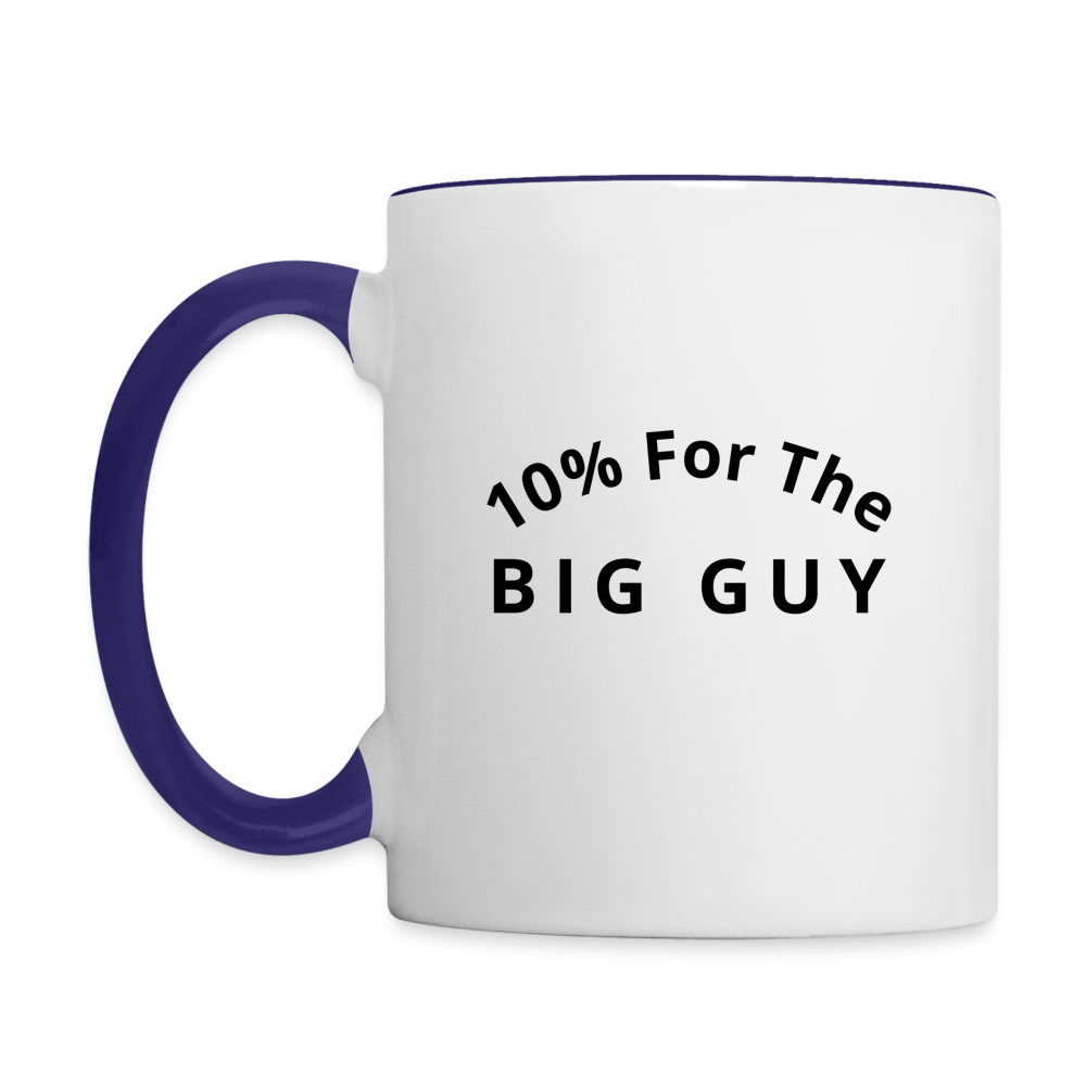 10% For The Big Guy Coffee Mug Color: white/black