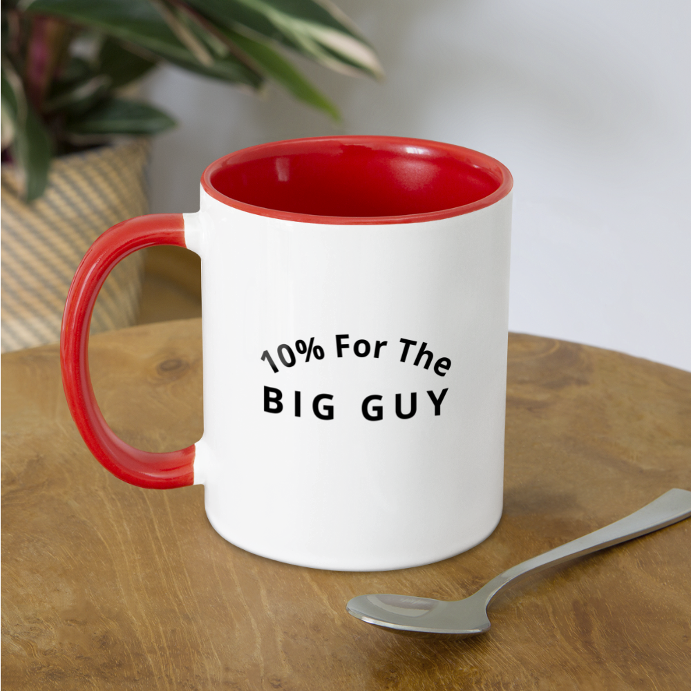 10% For The Big Guy Coffee Mug Color: white/black