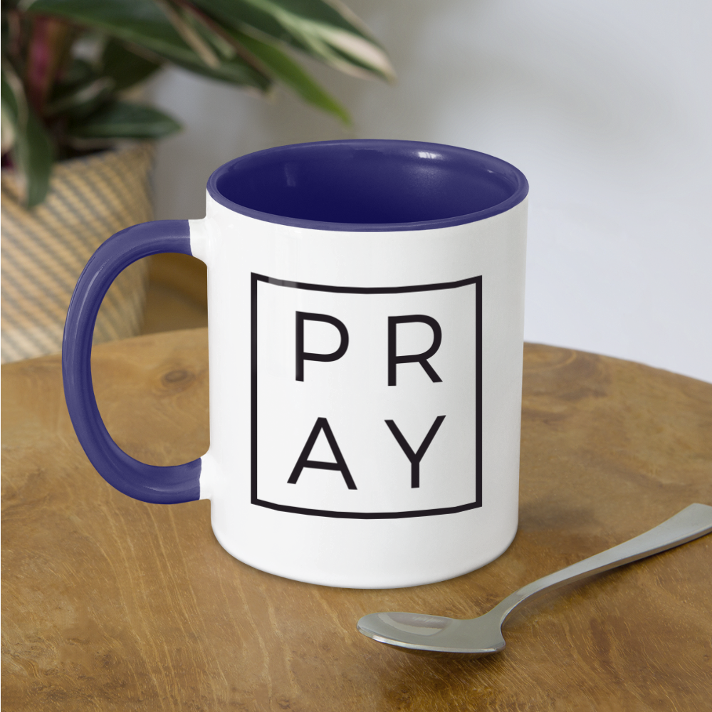 Pray Coffee Mug Color: white/black