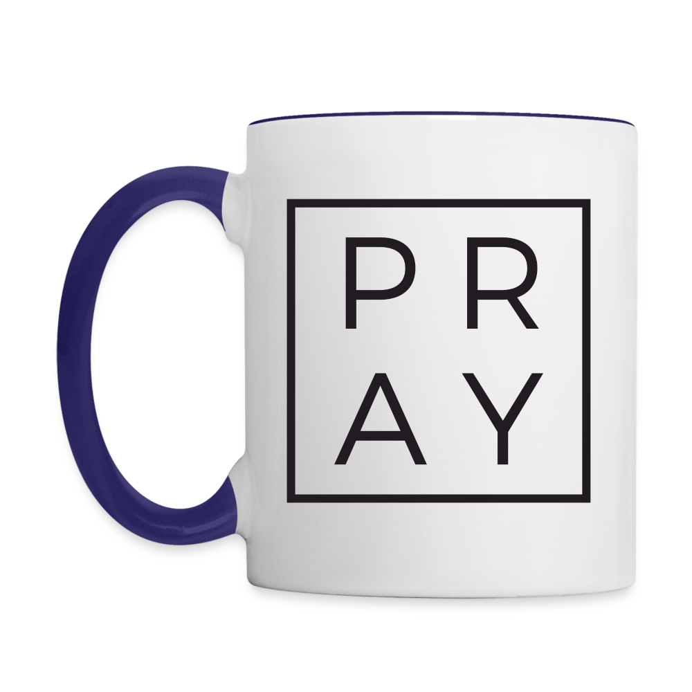 Pray Coffee Mug Color: white/black