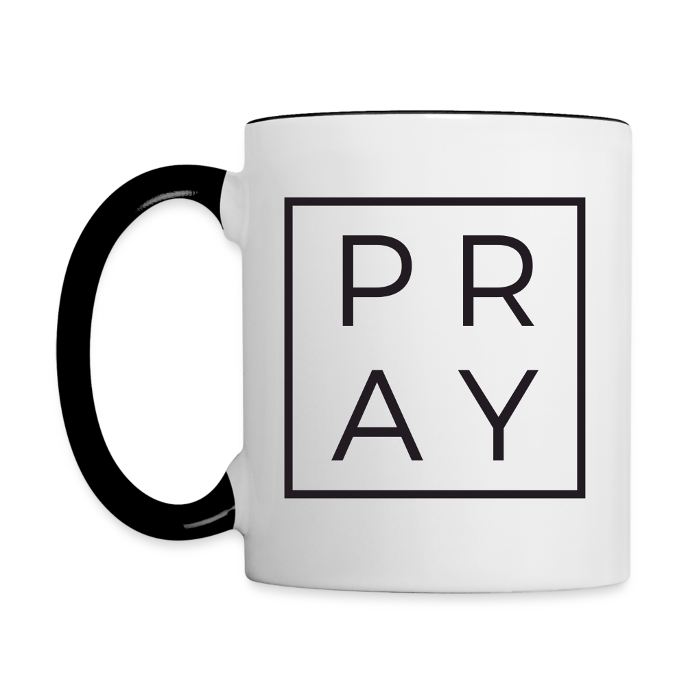 Pray Coffee Mug Color: white/black