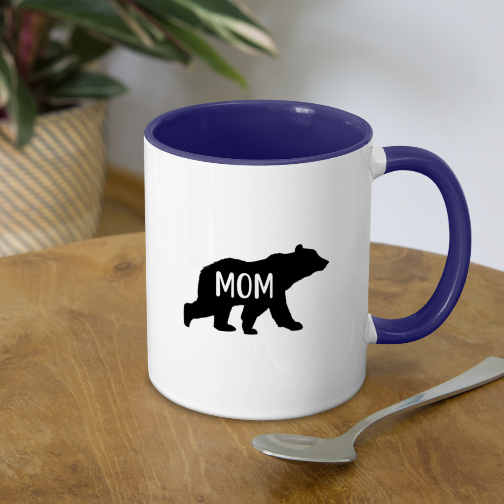 Mom Bear Coffee Mug Color: white/black