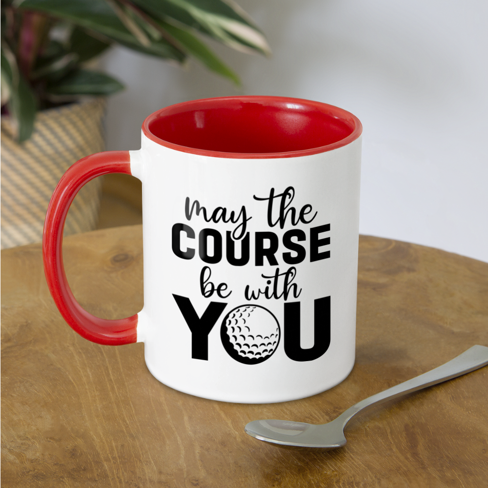 May The Course Be With You Coffee Mug Color: white/black