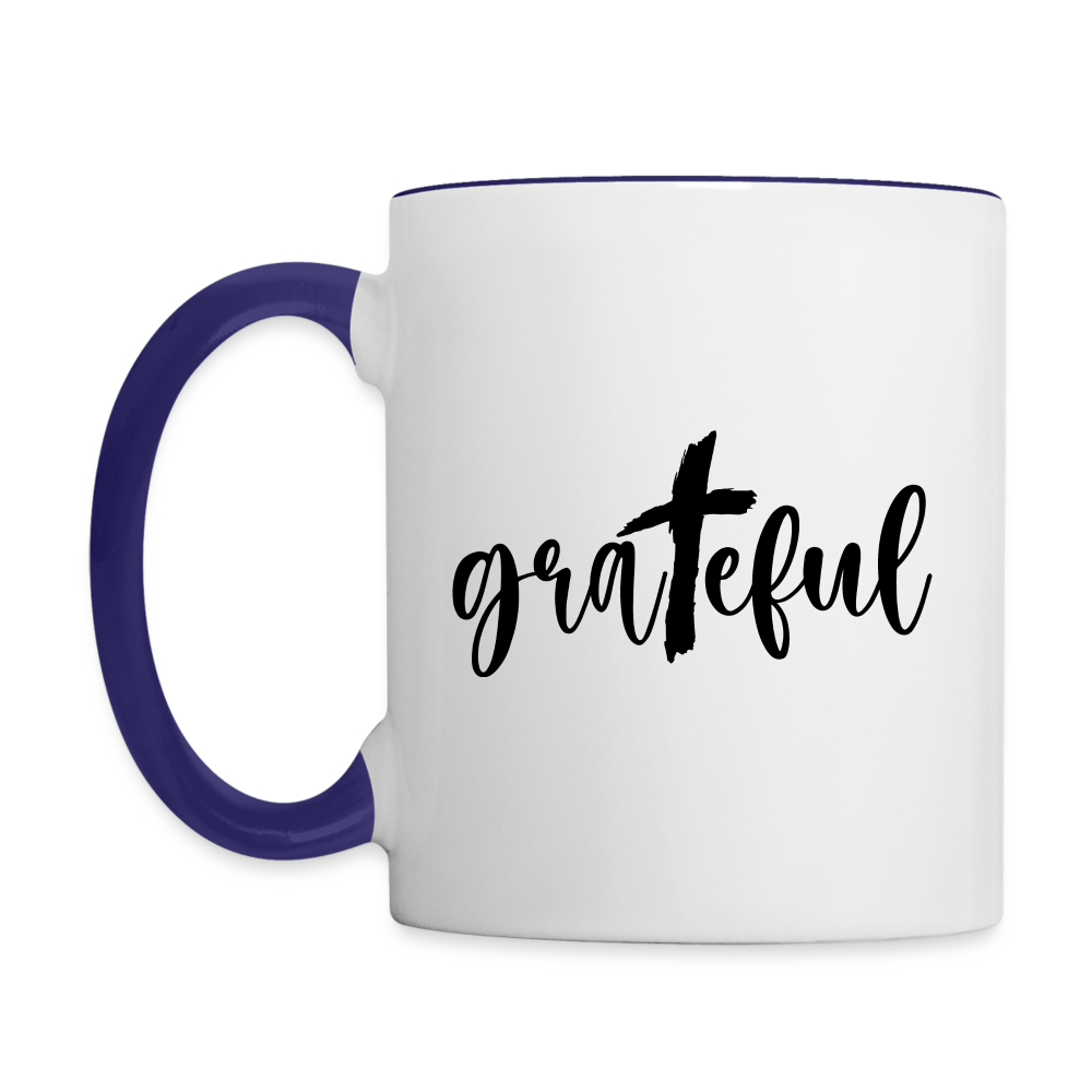 Grateful Coffee Mug Color: white/black