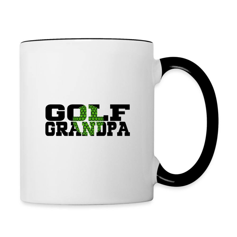 Golf Grandpa Coffee Mug - white/black