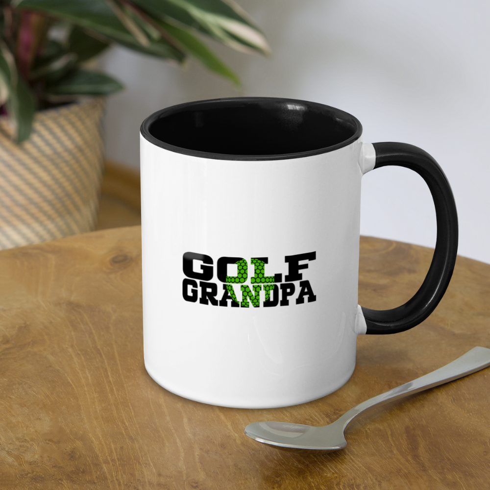 Golf Grandpa Coffee Mug - white/black