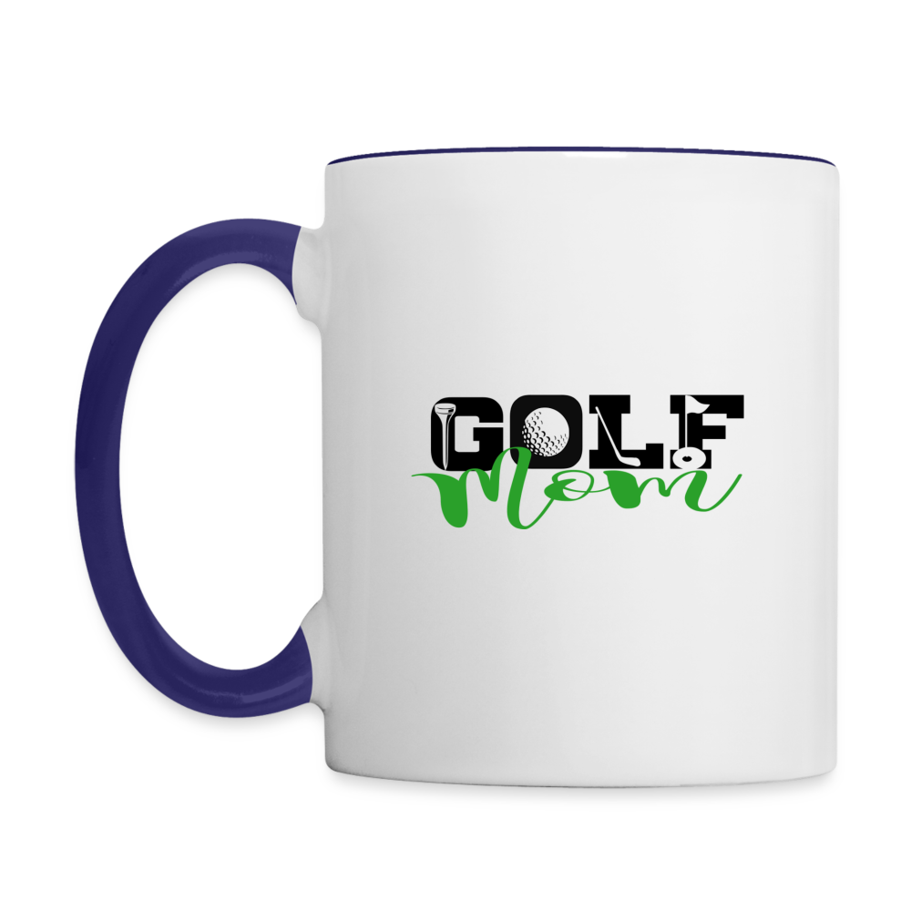 Golf Mom Coffee Mug Color: white/black