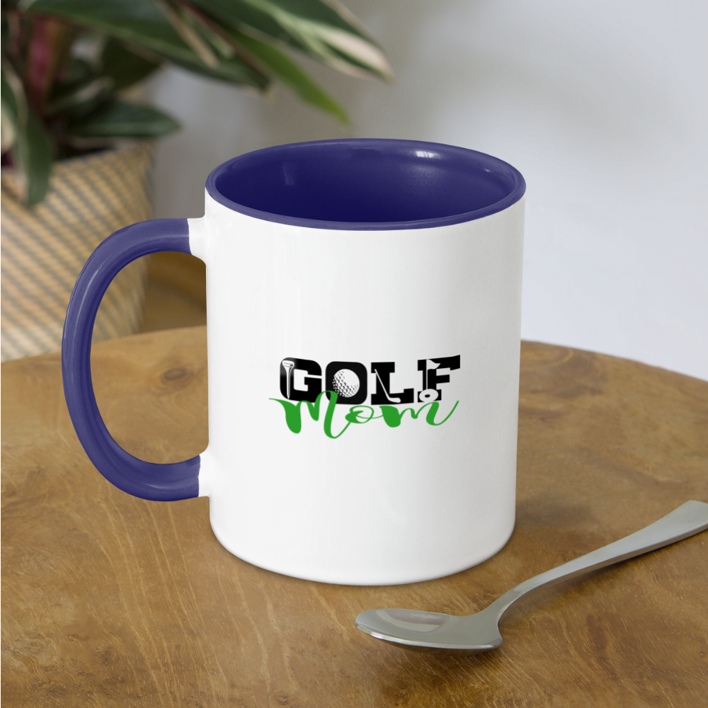 Golf Mom Coffee Mug Color: white/black