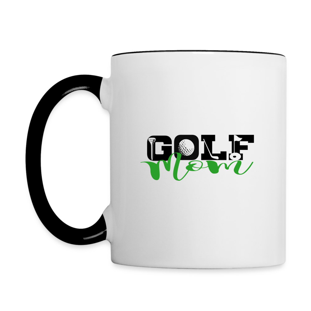 Golf Mom Coffee Mug Color: white/black