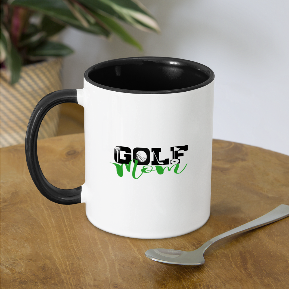 Golf Mom Coffee Mug Color: white/black