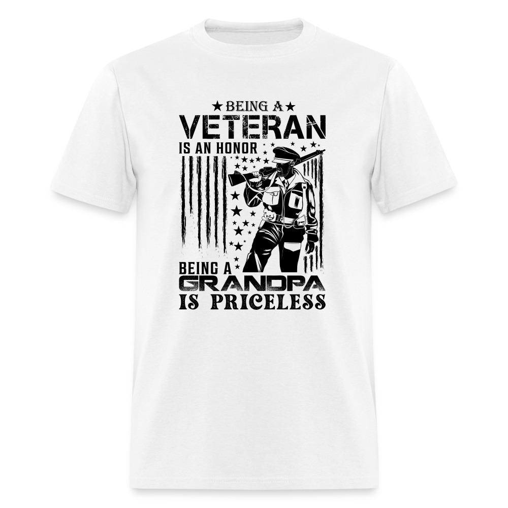 Veteran Grandpa T-Shirt - white