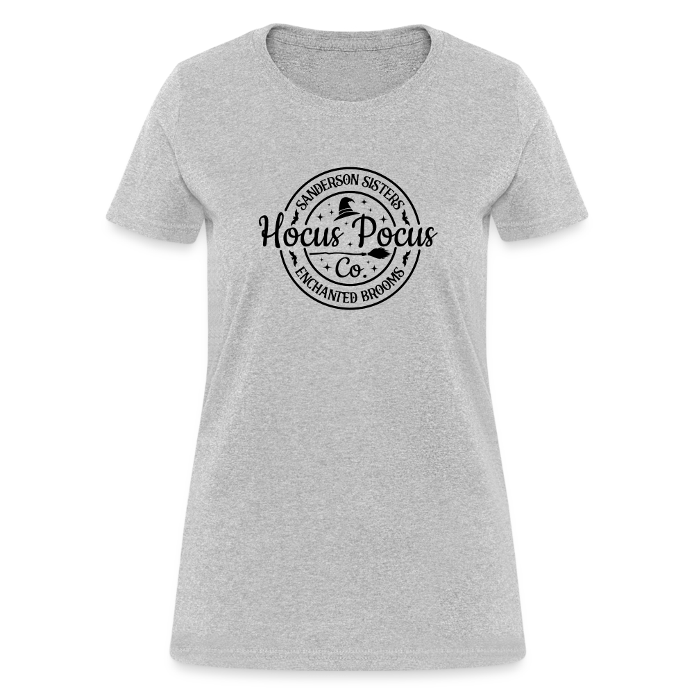 Sanderson Sisters Enchanted Brooms - Hocus Pocus Co Women's T-Shirt - heather gray