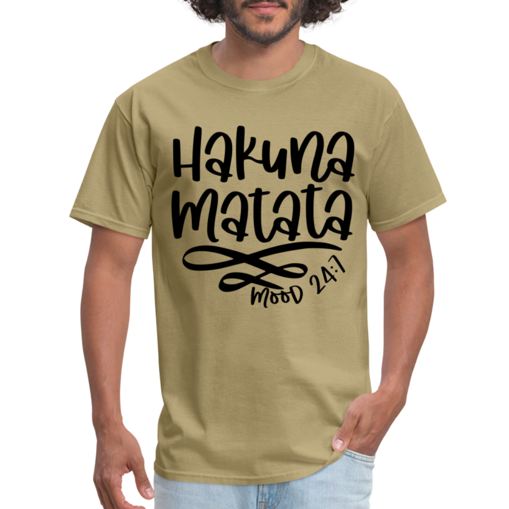 Hakuna Matata - mood 24:7 T-Shirt Color: khaki