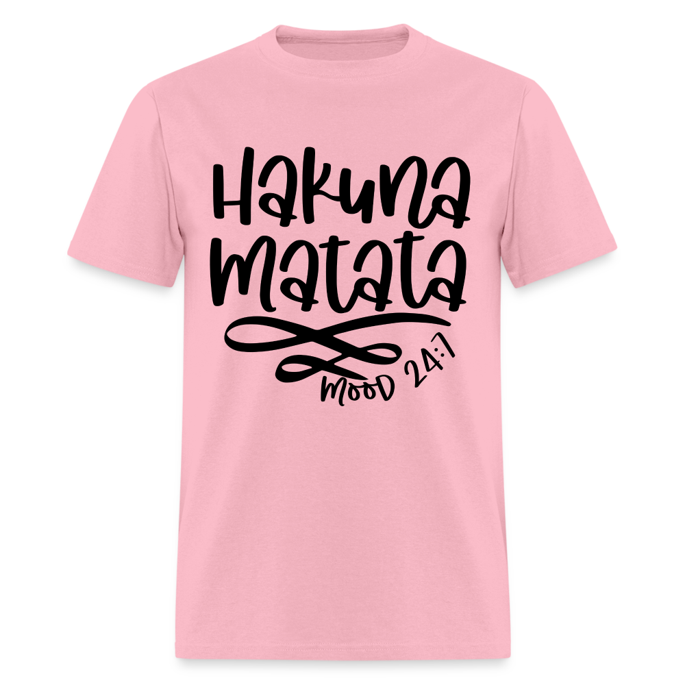 Hakuna Matata - mood 24:7 T-Shirt Color: pink