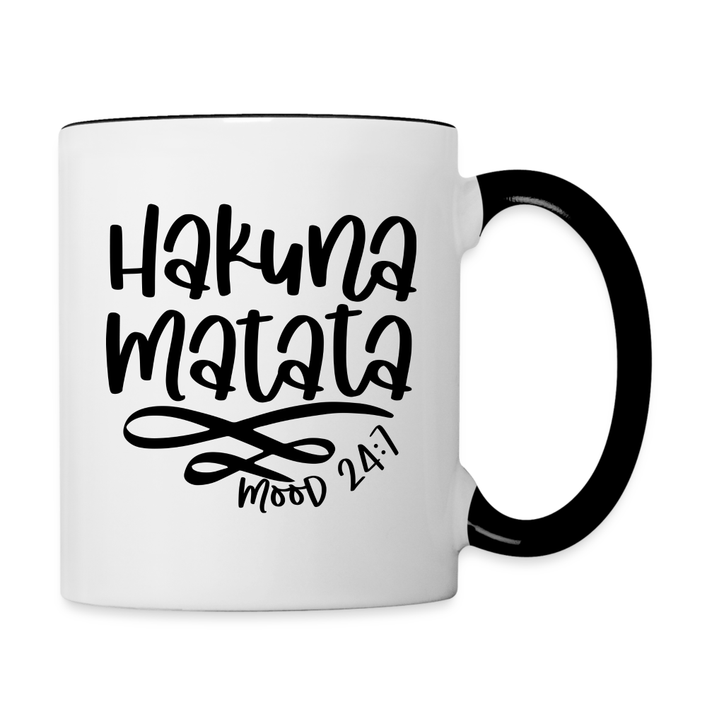 Hakuna Matata Coffee Mug - white/black