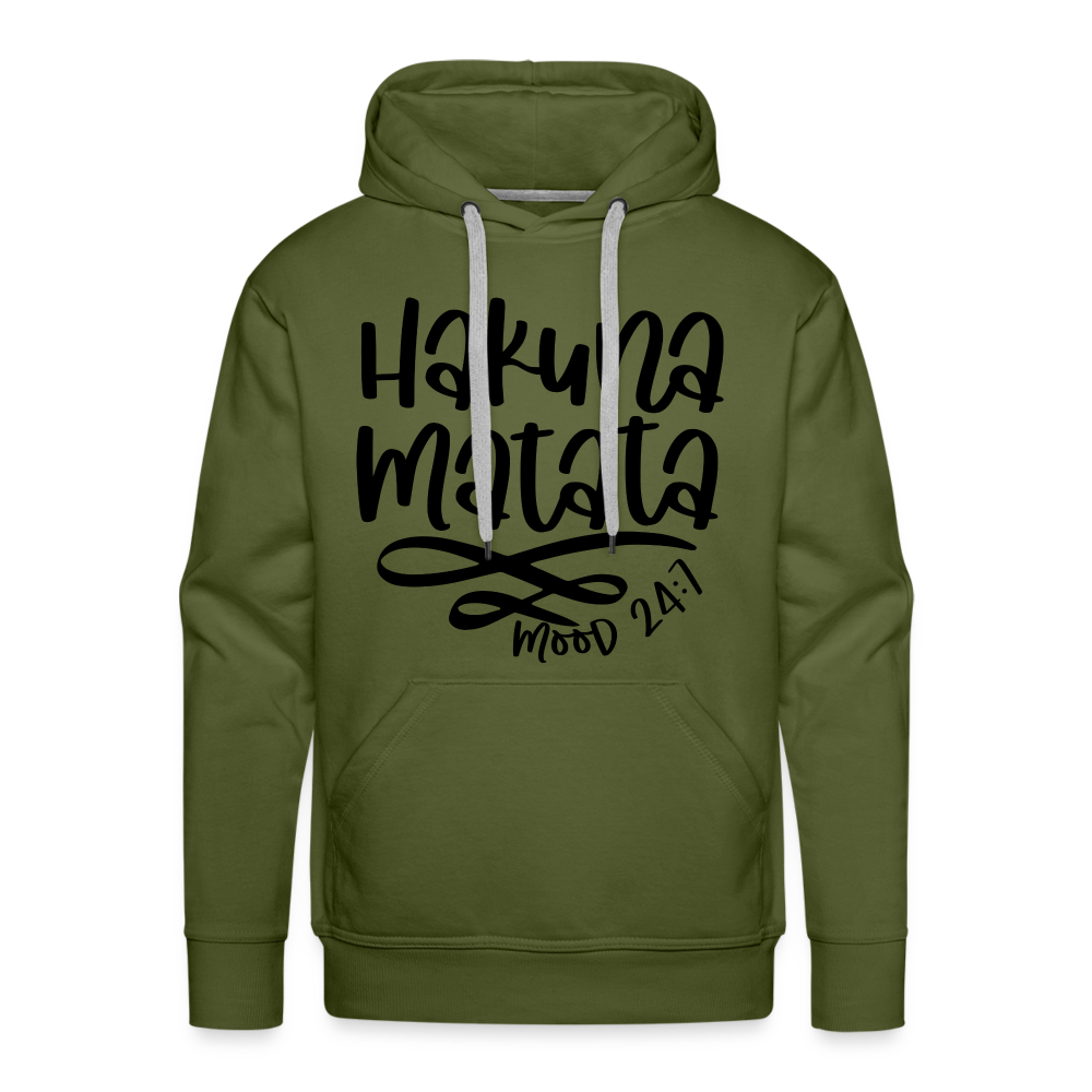 Hakuna Matata Men’s Premium Hoodie Color: white