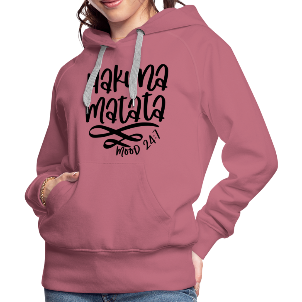 Hakuna Matata Women’s Premium Hoodie - mauve
