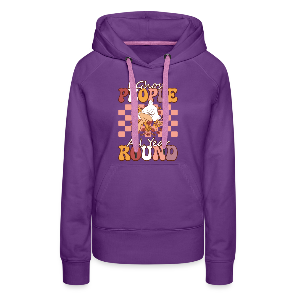 I Ghost People All Year Round Hoodie - purple