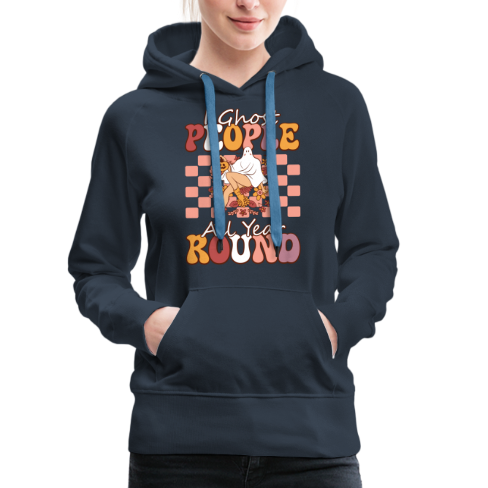 I Ghost People All Year Round Hoodie - navy