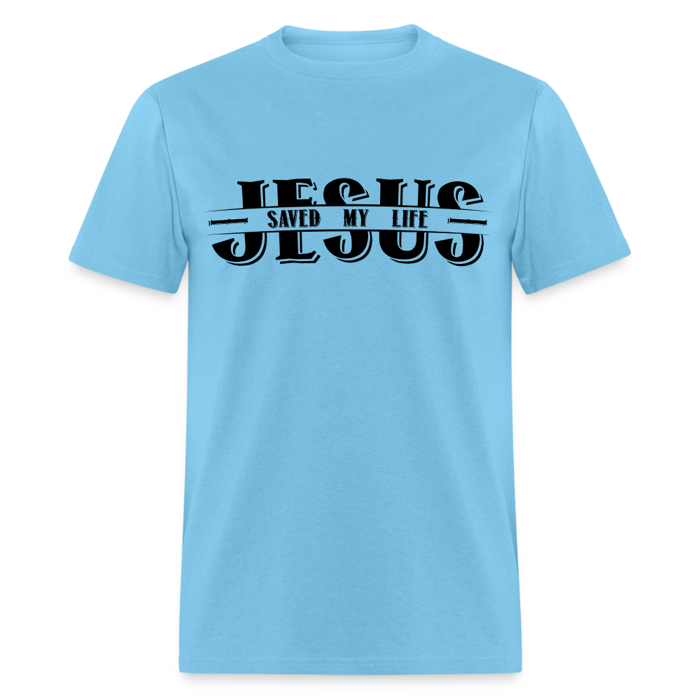 Jesus Saved My Life T-Shirt Color: white