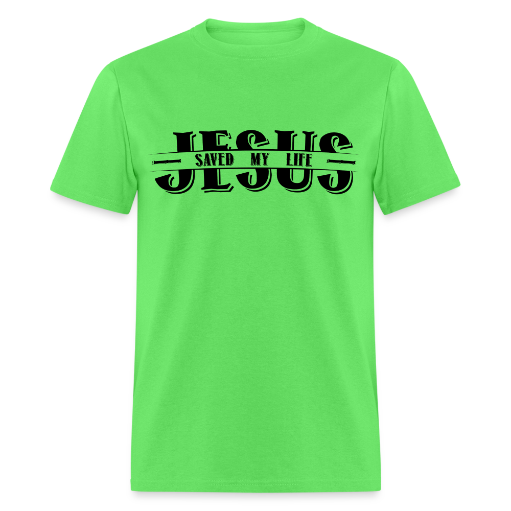 Jesus Saved My Life T-Shirt Color: white