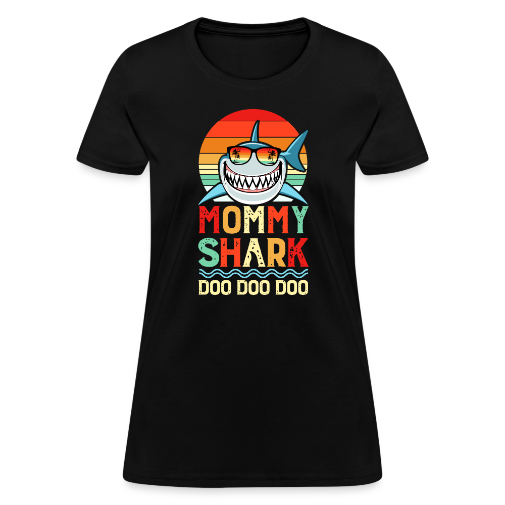 Mommy Shark Doo Doo Doo T-Shirt - black