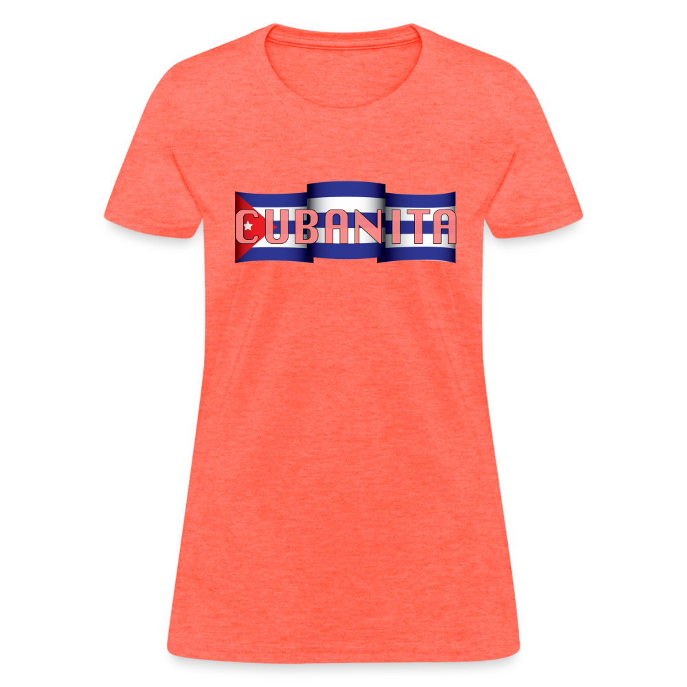 Cubanita T-Shirt - heather coral