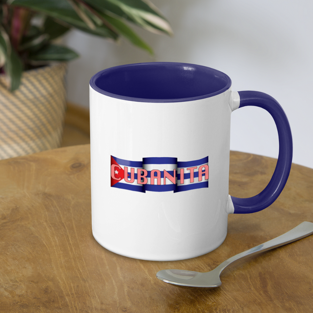 Cubanita Coffee Mug Color: white/red