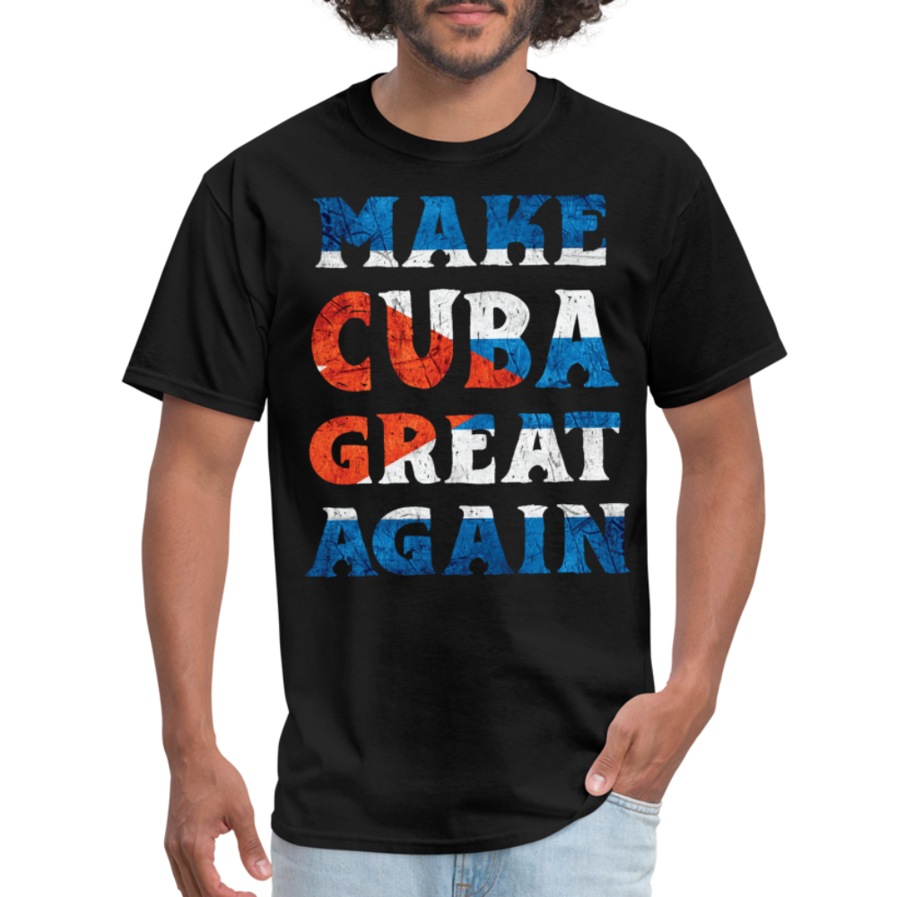 Make Cuba Great Again T-Shirt - black