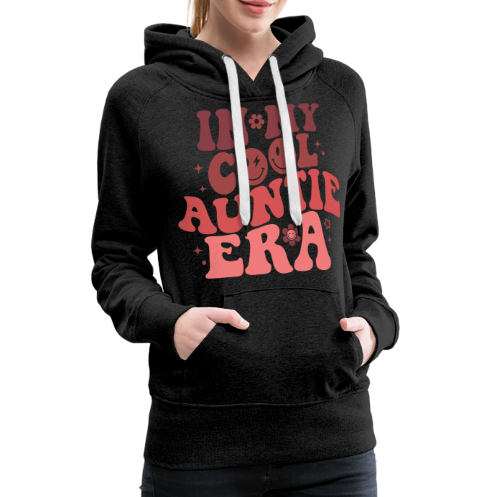 In My Cool Auntie Era : Women’s Premium Hoodie - charcoal grey