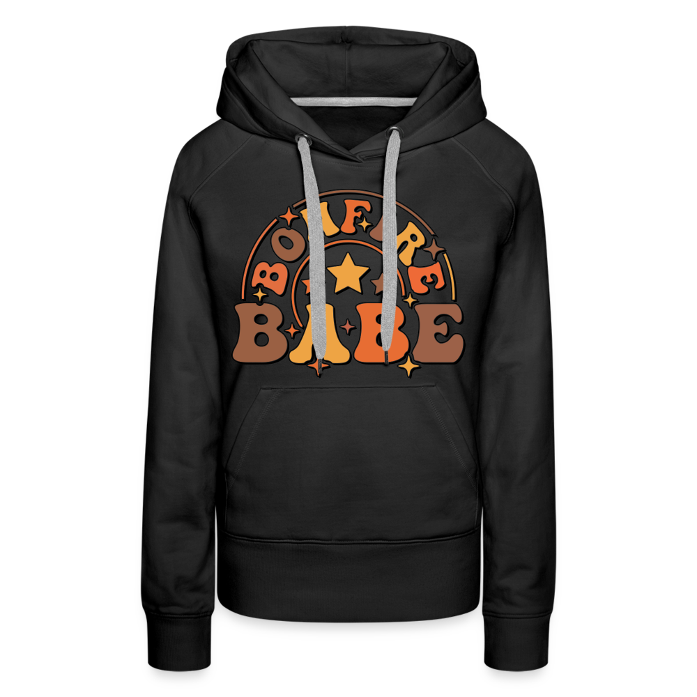 Bonfire Babe Women’s Premium Hoodie - black