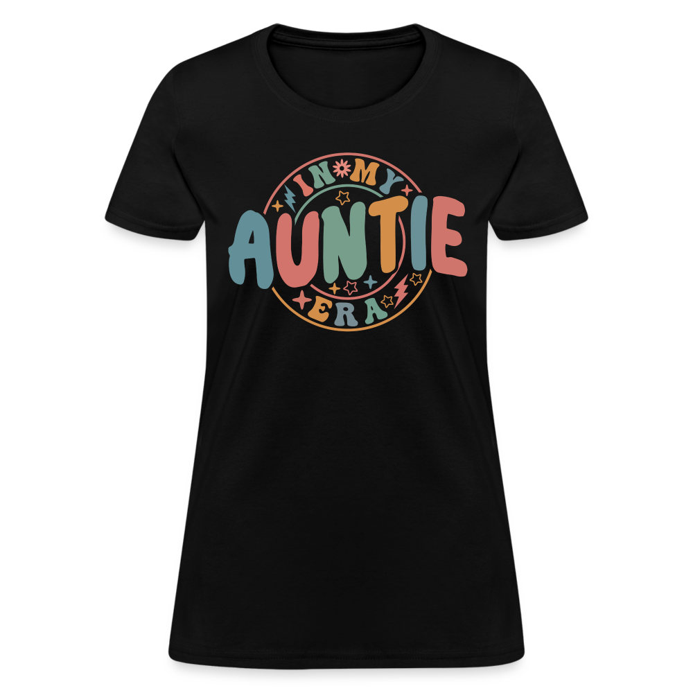 In My Auntie Era Women's Contoured T-Shirt Color: white
