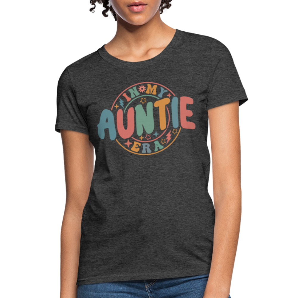 In My Auntie Era Women's Contoured T-Shirt Color: white
