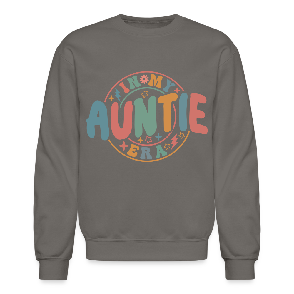 In My Auntie Era Sweatshirt - asphalt gray