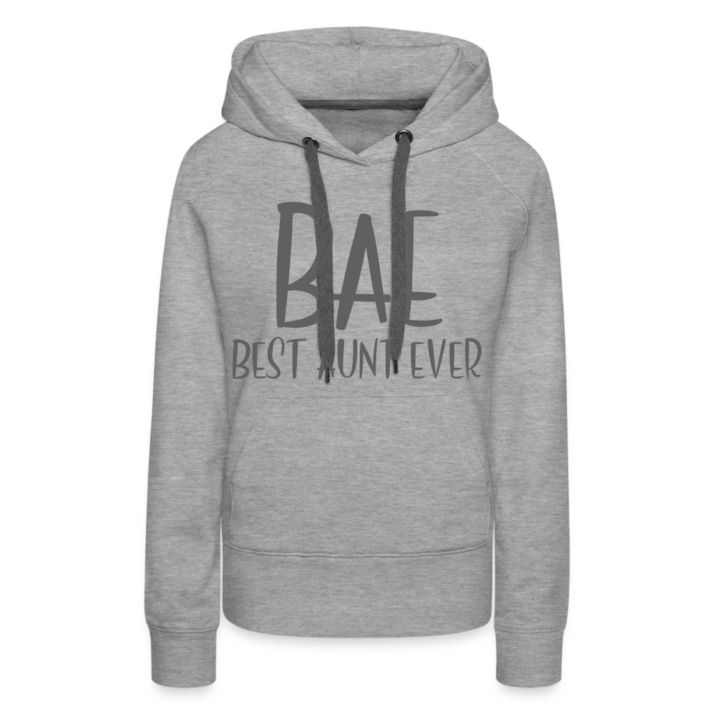 BAE Best Aunt Ever Premium Hoodie - heather grey