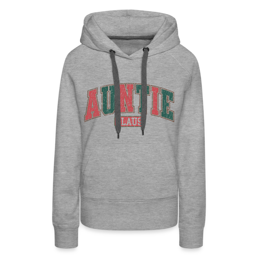Auntie Claus Premium Hoodie - heather grey
