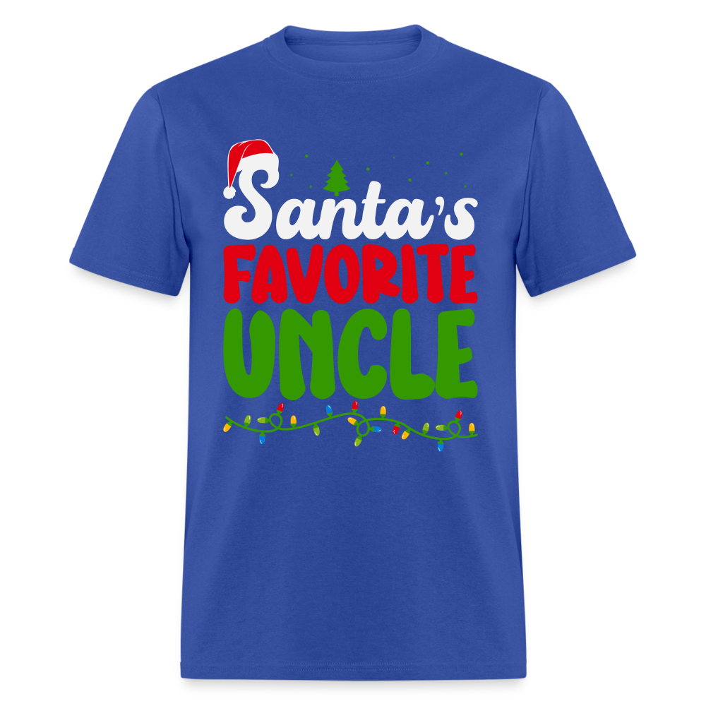 Santa's Favorite Uncle T-Shirt - royal blue
