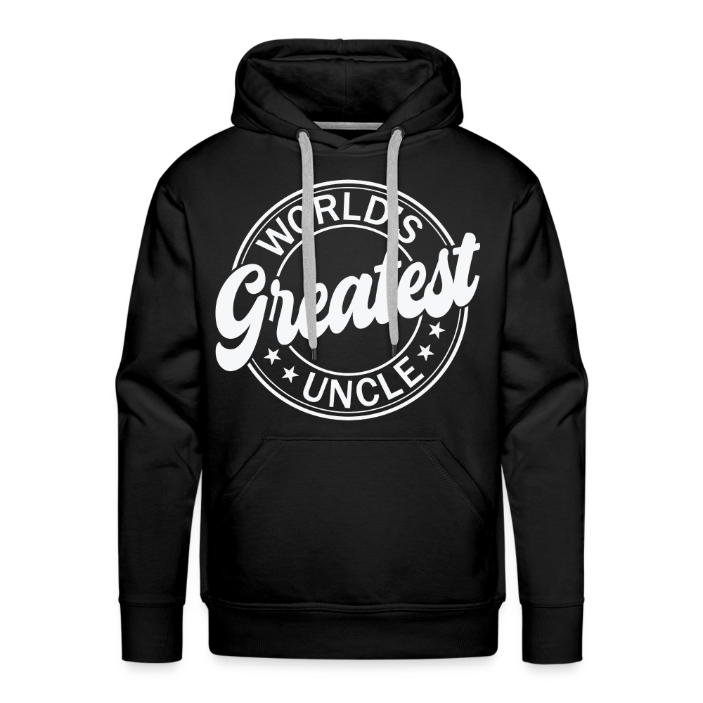 World's Greatest Uncle Hoodie - black