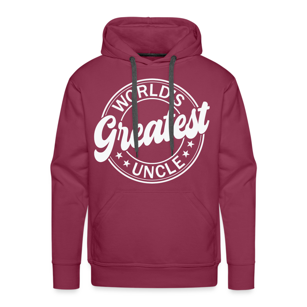 World's Greatest Uncle Hoodie Color: black