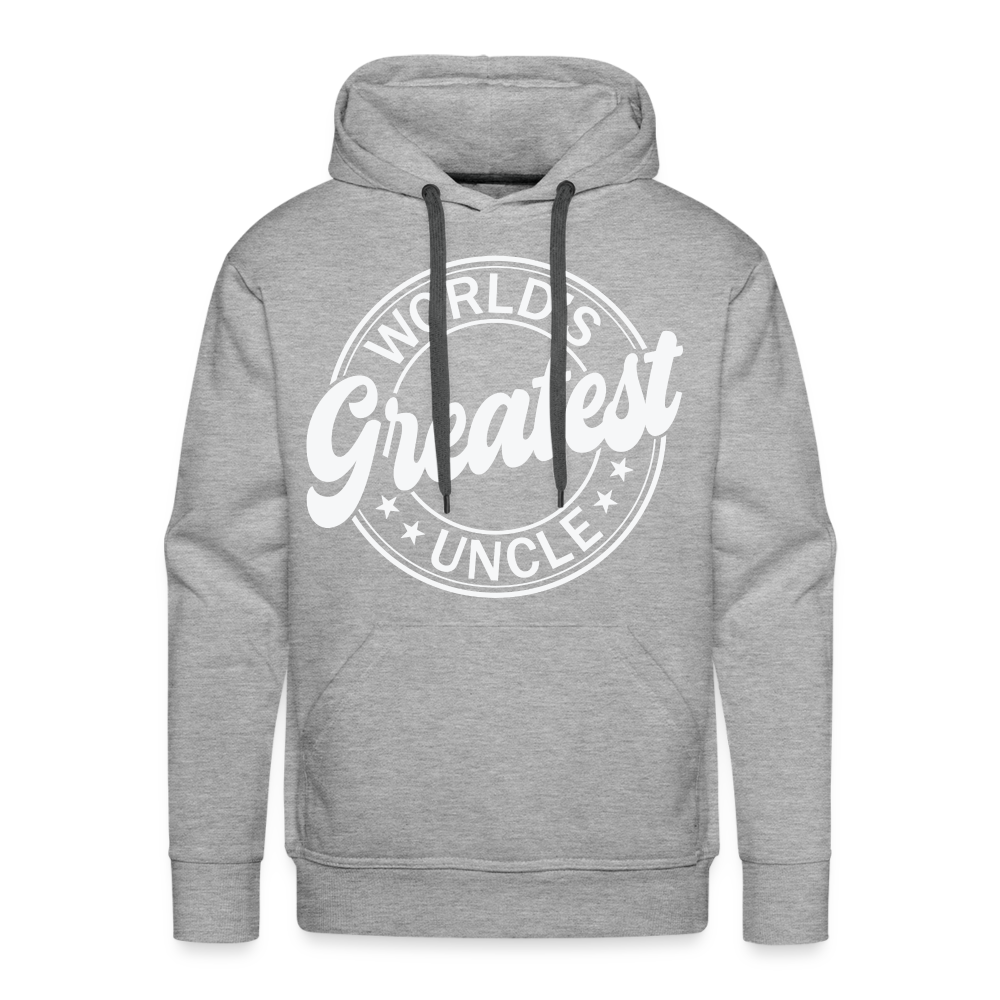 World's Greatest Uncle Hoodie Color: heather grey