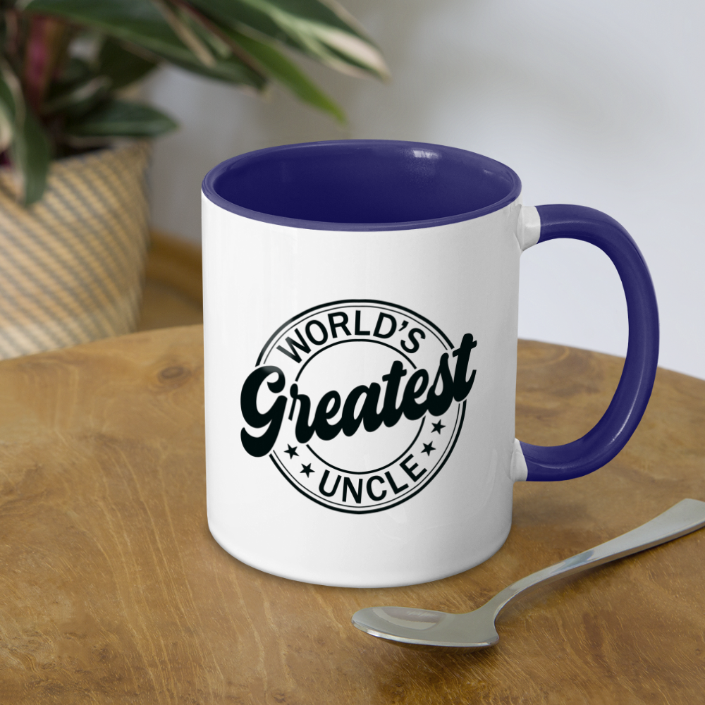 World's Greatest Uncle Coffee Mug Color: white/black