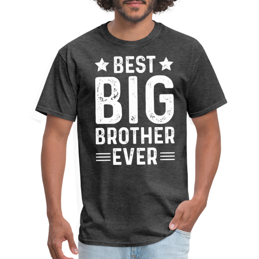 Best Big Brother Ever T-Shirt - heather black