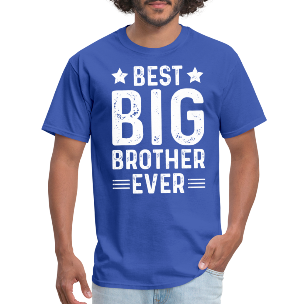 Best Big Brother Ever T-Shirt - royal blue