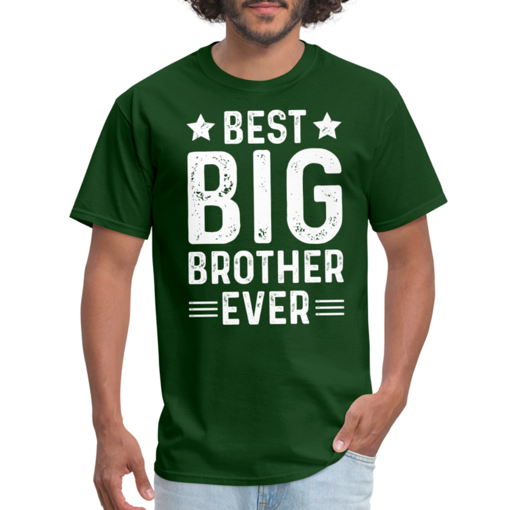 Best Big Brother Ever T-Shirt - forest green