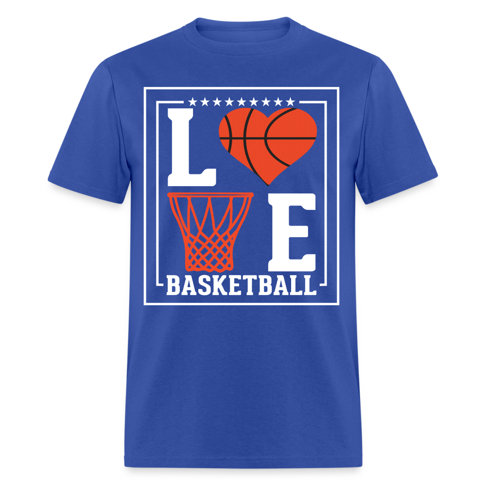 Love Basketball T-Shirt - royal blue