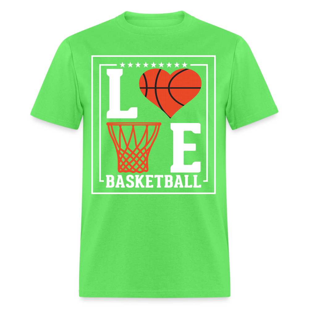 Love Basketball T-Shirt - kiwi