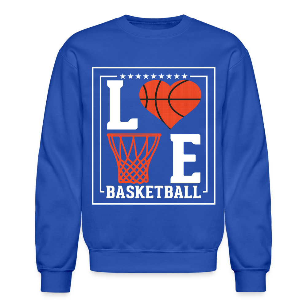 Love Basketball Sweatshirt - royal blue