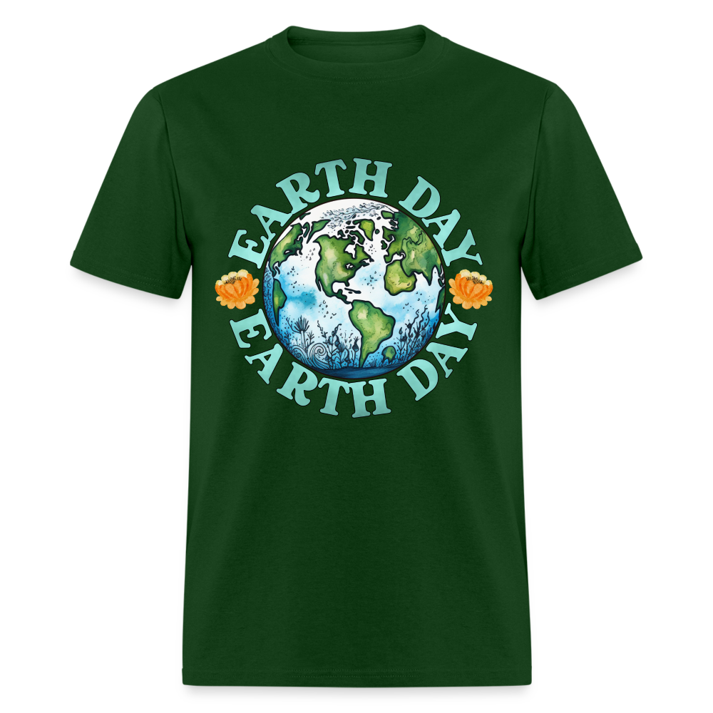 Earth Day T-Shirt - forest green