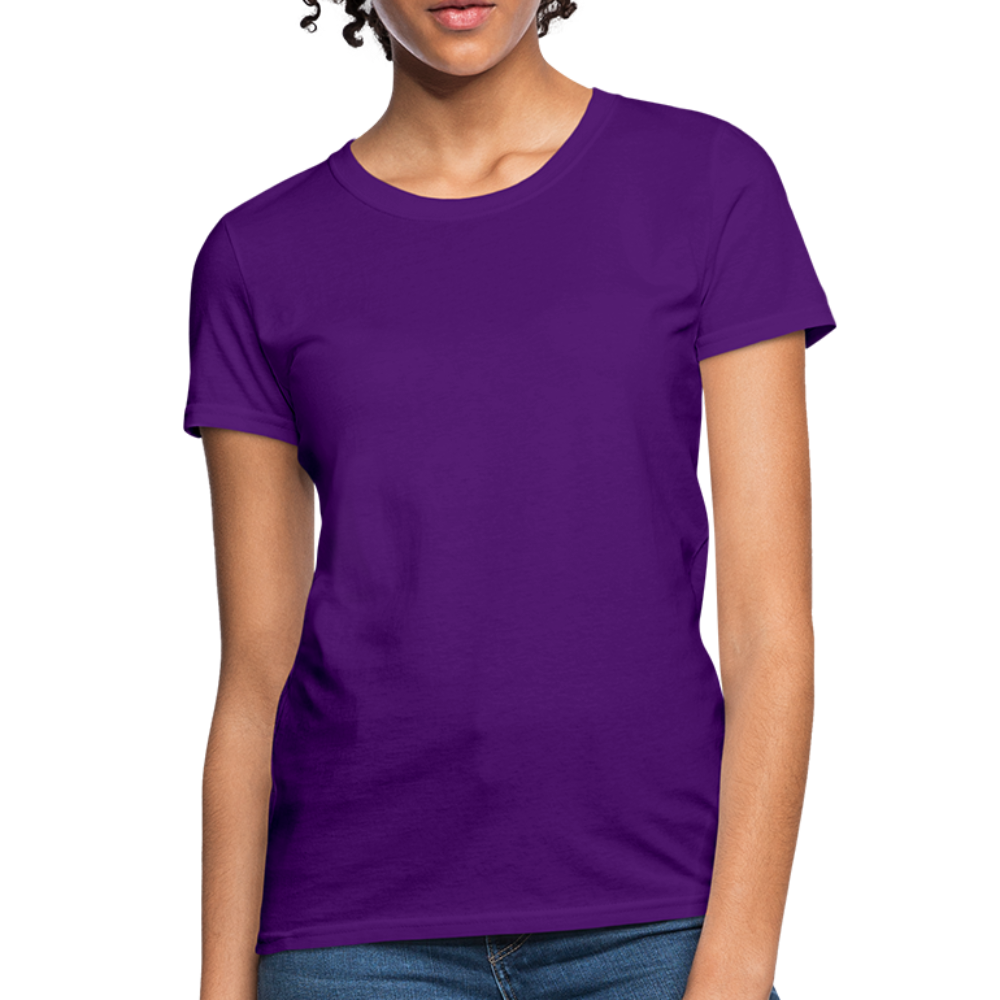 Customize Contoured Women's T-Shirt | Fruit of the Loom L3930 Color: purple